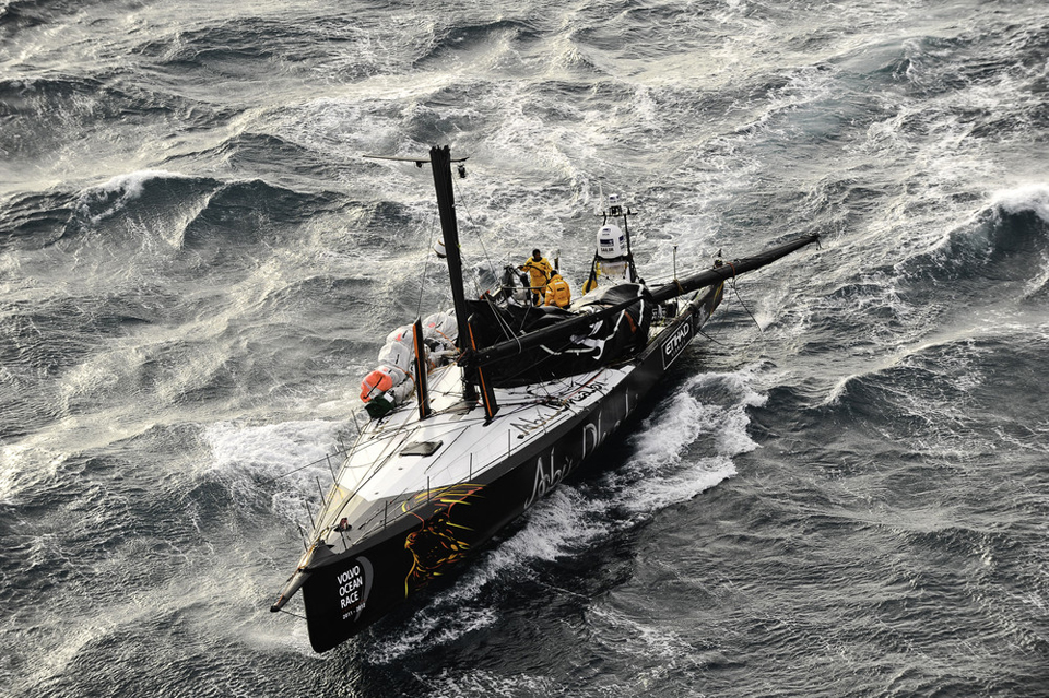 Abu Dhabi Ocean Racing's yacht Azzam - Credit, VOR 2011-2012 Abu Dhabi Ocean Racing's yacht Azzam - Credit, VOR 2011-2012