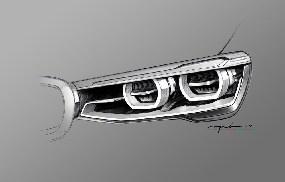 BMW X4 - DETTAGLIO GRUPPI OTTICI ANTERIORI