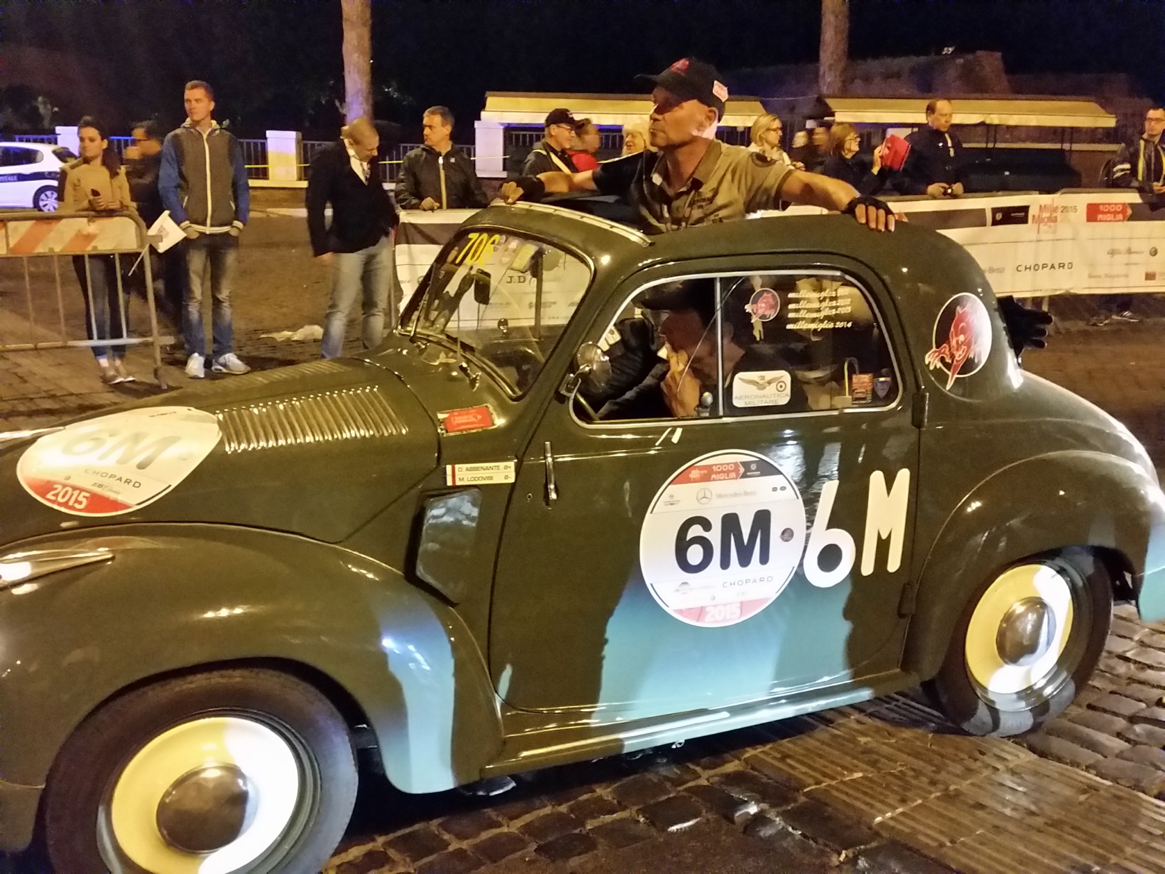 FIAT 500 C TOPOLINO 1951 Generale Abbenante e Generale Lodovisi