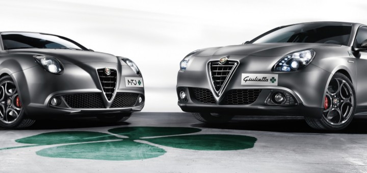 ALFA ROMEO QUADRIFOGLIO VERDE, MITO & GIULIETTA