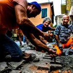 TRIORA, WORKMEN©lucaromanopix